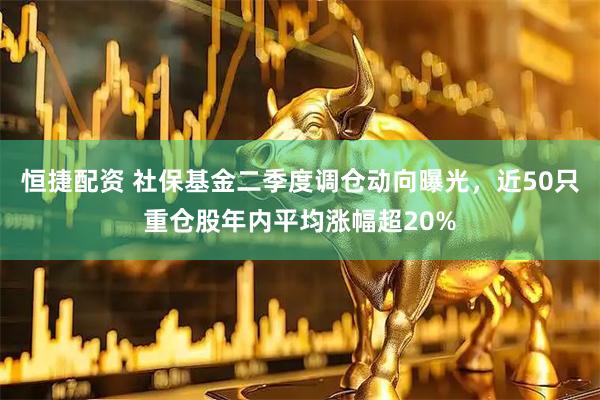 恒捷配资 社保基金二季度调仓动向曝光，近50只重仓股年内平均涨幅超20%