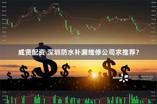 威贤配资 深圳防水补漏维修公司求推荐？
